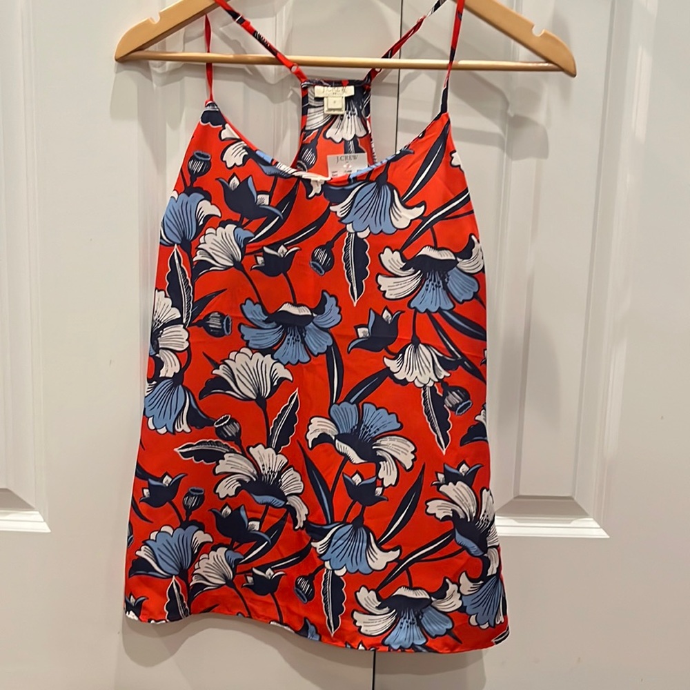 Floral J crew tank/camisole